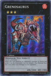 Grenosaurus - Starter Deck: Dawn of the Xyz - YuGiOh card