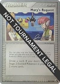 Mary's Request - 2006 (Jason Klaczynski) - World Championship Decks - Pokemon card