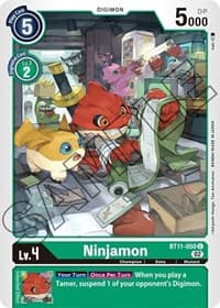 Ninjamon - Dimensional Phase - Digimon Card Game card
