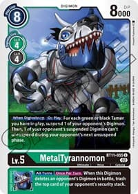 MetalTyrannomon - Dimensional Phase - Digimon Card Game card