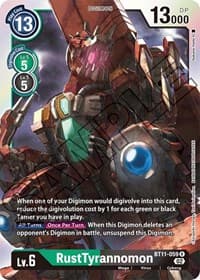 RustTyrannomon - Dimensional Phase - Digimon Card Game card