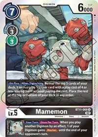 Mamemon - Dimensional Phase - Digimon Card Game card