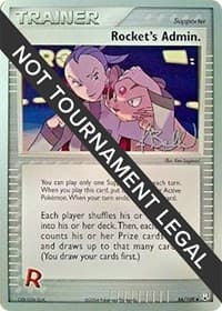 Rocket's Admin. - 2006 (Jimmy Ballard) - World Championship Decks - Pokemon card