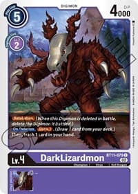 DarkLizardmon - Dimensional Phase - Digimon Card Game card