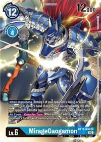 MirageGaogamon (Alternate Art) - Dimensional Phase - Digimon Card Game card