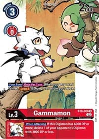 Gammamon (Digimon Illustration Competition Pack 2022) - Dimensional Phase - Digimon Card Game card