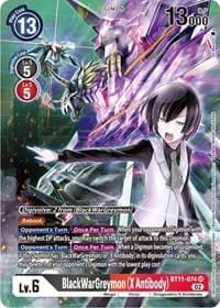BlackWarGreymon (X Antibody) (Alternate Art) - Dimensional Phase - Digimon Card Game card