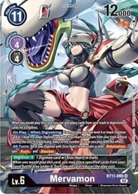 Mervamon (Alternate Art) - Dimensional Phase - Digimon Card Game card