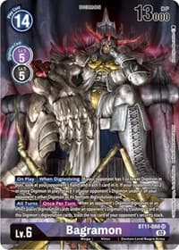 Bagramon (Alternate Art) - Dimensional Phase - Digimon Card Game card