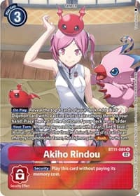 Akiho Rindou (Alternate Art) - Dimensional Phase - Digimon Card Game card