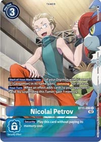 Nicolai Petrov (Alternate Art) - Dimensional Phase - Digimon Card Game card