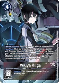 Yuuya Kuga (Alternate Art) - Dimensional Phase - Digimon Card Game card