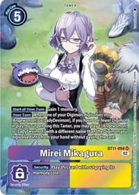 Mirei Mikagura (Alternate Art) - Dimensional Phase - Digimon Card Game card