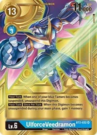 UlforceVeedramon - BT2-032 (Alternate Art) - Dimensional Phase - Digimon Card Game card