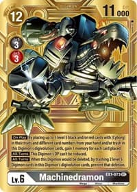 Machinedramon (Alternate Art) - Dimensional Phase - Digimon Card Game card
