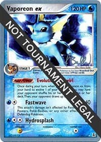 Vaporeon ex - 2006 (Jimmy Ballard) - World Championship Decks - Pokemon card
