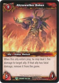 Abysswalker Rakax - Twilight of the Dragons - WoW card
