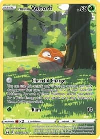 Hisuian Voltorb - SWSH: Crown Zenith: Galarian Gallery - Pokemon card