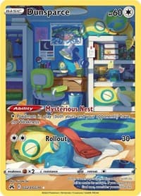 Dunsparce - SWSH: Crown Zenith: Galarian Gallery - Pokemon card