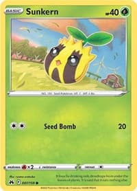Sunkern - SWSH: Crown Zenith - Pokemon card