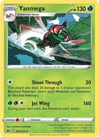Yanmega - SWSH: Crown Zenith - Pokemon card