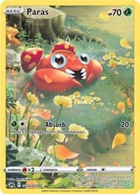 Paras - SWSH: Crown Zenith: Galarian Gallery - Pokemon card