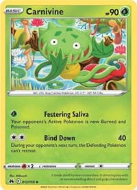 Carnivine - SWSH: Crown Zenith - Pokemon card