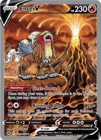 Entei V - SWSH: Crown Zenith: Galarian Gallery - Pokemon card