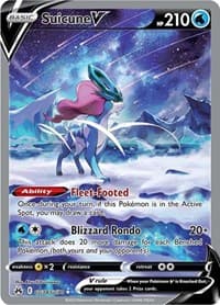 Suicune V - SWSH: Crown Zenith: Galarian Gallery - Pokemon card