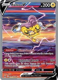 Raikou V - SWSH: Crown Zenith: Galarian Gallery - Pokemon card
