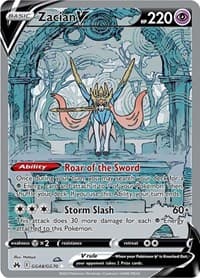 Zacian V - SWSH: Crown Zenith: Galarian Gallery - Pokemon card
