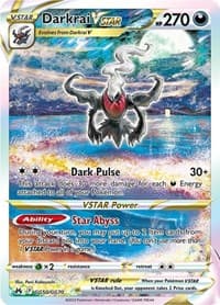 Darkrai VSTAR - SWSH: Crown Zenith: Galarian Gallery - Pokemon card