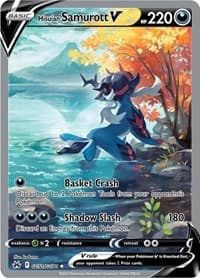 Hisuian Samurott V - SWSH: Crown Zenith: Galarian Gallery - Pokemon card