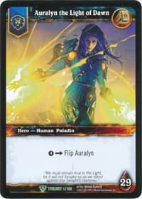Auralyn the Light of Dawn - Twilight of the Dragons - WoW card