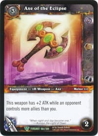 Axe of the Eclipse - Twilight of the Dragons - WoW card