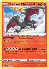 Radiant Charizard - SWSH: Crown Zenith - Pokemon card