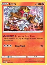 Entei - SWSH: Crown Zenith - Pokemon card