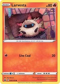 Larvesta - SWSH: Crown Zenith - Pokemon card