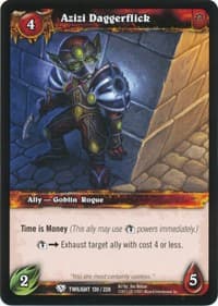 Azizi Daggerflick - Twilight of the Dragons - WoW card