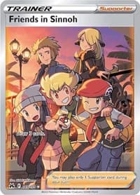 Friends in Sinnoh (Full Art) - SWSH: Crown Zenith - Pokemon card