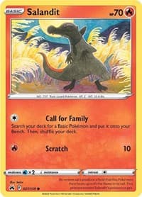 Salandit - SWSH: Crown Zenith - Pokemon card