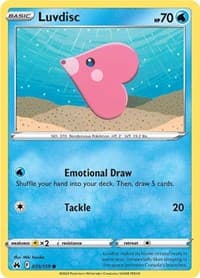 Luvdisc - SWSH: Crown Zenith - Pokemon card