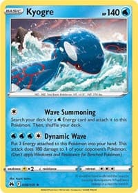 Kyogre - SWSH: Crown Zenith - Pokemon card