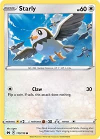 Starly - SWSH: Crown Zenith - Pokemon card