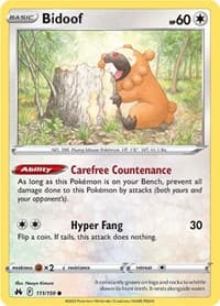 Bidoof - SWSH: Crown Zenith - Pokemon card