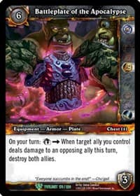 Battleplate of the Apocalypse - Twilight of the Dragons - WoW card