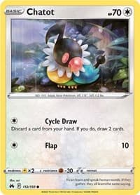 Chatot - SWSH: Crown Zenith - Pokemon card