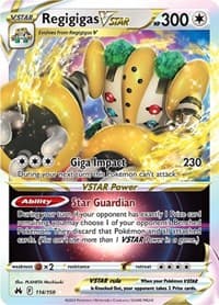 Regigigas VSTAR - SWSH: Crown Zenith - Pokemon card
