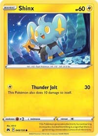Shinx (40) - SWSH: Crown Zenith - Pokemon card