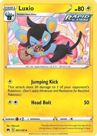 Luxio (41) - SWSH: Crown Zenith - Pokemon card